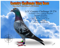 1st Overall Country Challenge Ring Race Sept 2020